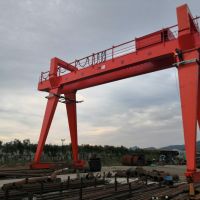 寧波MG型雙梁門式起重機施工現(xiàn)場，銷售，安裝，優(yōu)質售后。